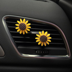 2021 New Sunflower Car Air Freshener Clip Sunflower Flower Car Air Vent Freshener