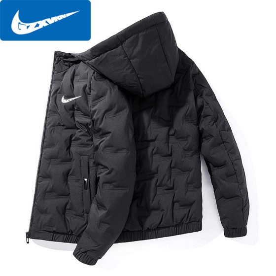 A generation of hair brand men's 2024 autumn and winter new casual cotton-padded clothes Korean slim hooded warm coat