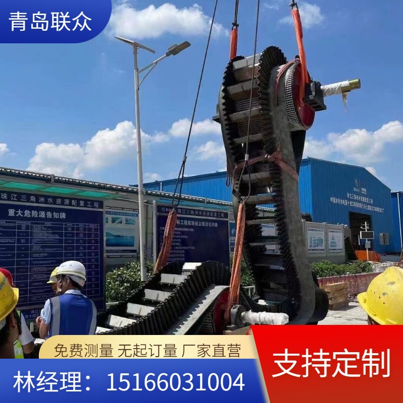 厂家供应大倾角挡边输送带 爬坡防滑耐磨提升带 多角度裙边传送带