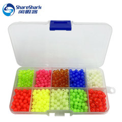 Spinning Rod Balance Night Glow Pearl 1000 Pcs Box Fluorescent Lure Soft Bait Texas Fishing Kit Fishing Accessories