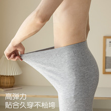 秋裤羊毛男士春秋薄款纯棉衬裤打底棉裤保暖全棉毛线裤冬季男款裤