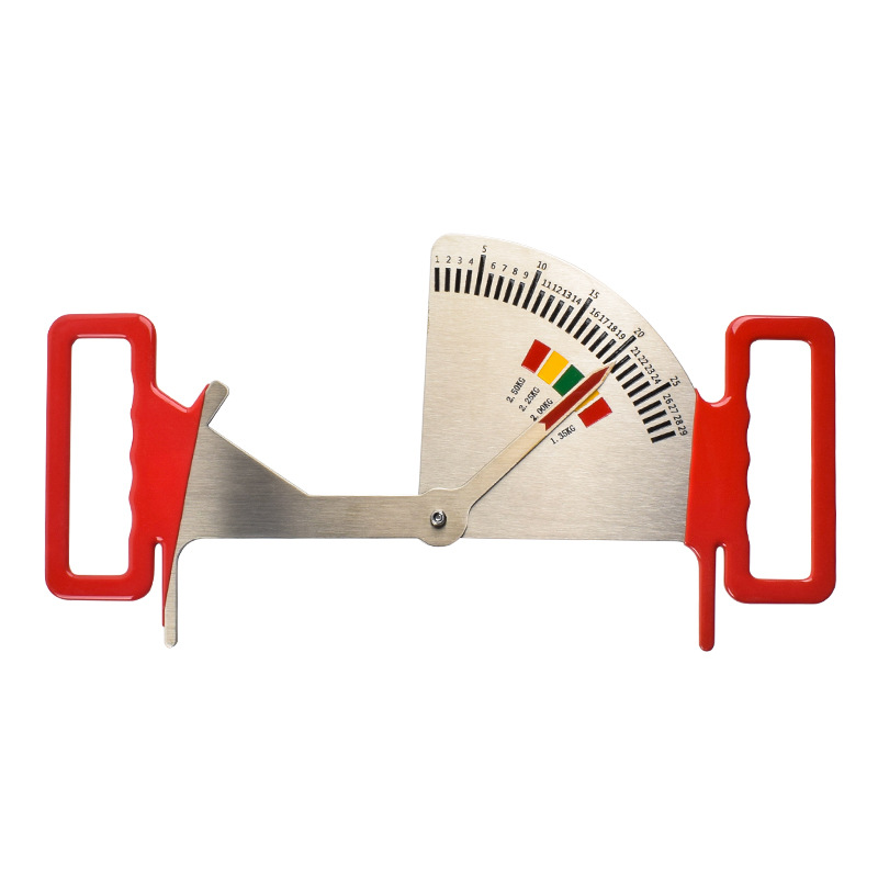 Calibrador de alimentación para cerdos, regla de gestión de alimentación de acero inoxidable, guía de medición de la condición del cerdo, regla de alimentación para cerdas embarazadas