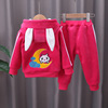 Winter children's set, warm warm sweatshirt, children's clothing, internet celebrity, 0-5 years