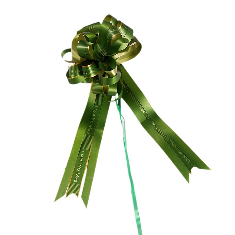 Venta al por mayor material de embalaje de flores de regalo de coche de boda gran versión mejorada propuesta de confesión carta de dos colores guirnalda perezosa