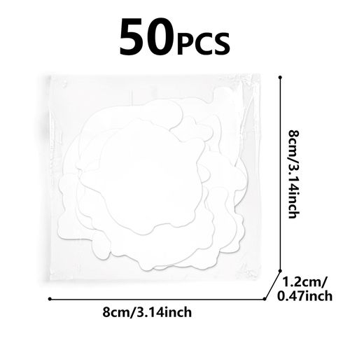 50 Pink Cute Healing Text Sticker Pads for Cross-border Amazon Instagram English Notebooks Waterproof Inspirational Stickers