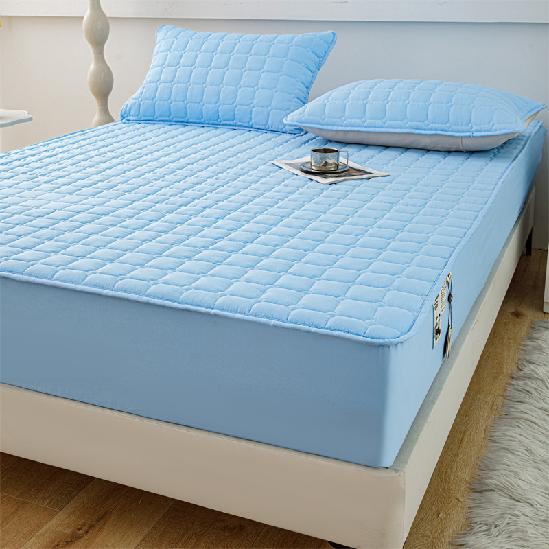 Algodón crudo-Azul cielo