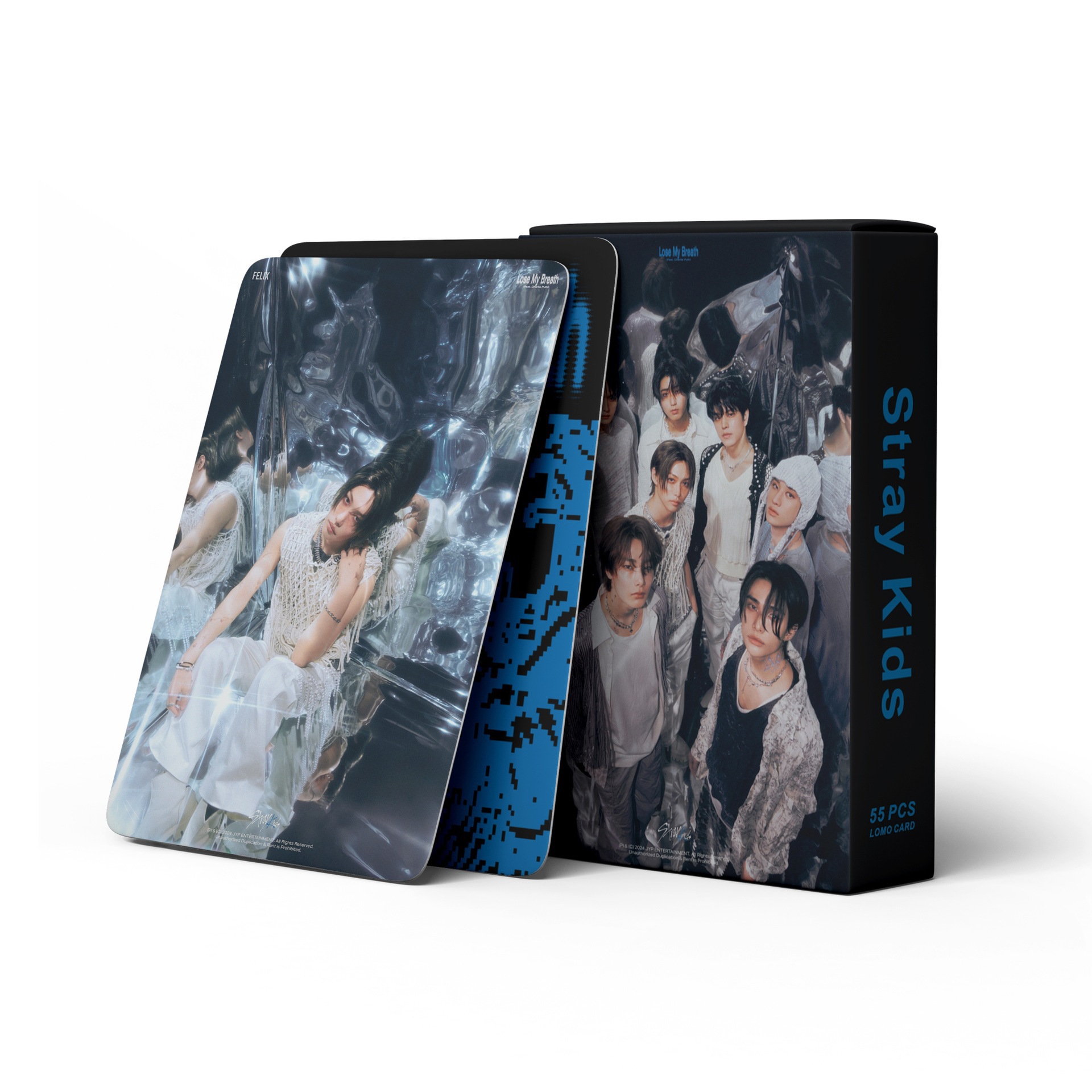 Cadena total de gran cantidad de nuevos productos en stock 55 tarjetas de álbum SKMyBreath KPOP estrella alrededor de la tarjeta de colección LOMO