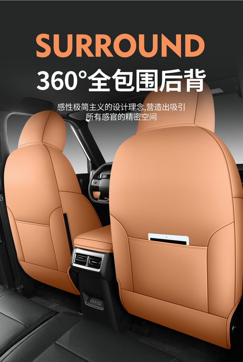 Supports drop shipping, Fengyun X3L perforated leather wear-resistant car seat cushion, full coverage specialized car seat cover