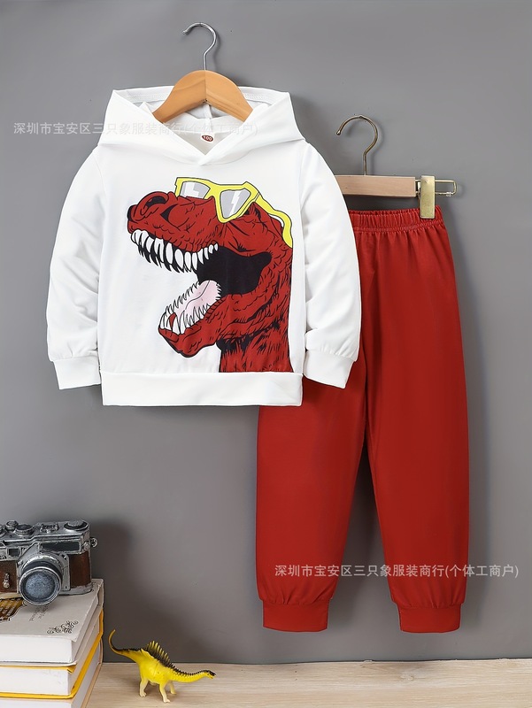 Boys' warm hoodie set, children's autumn sports set 男童卫衣|undefined