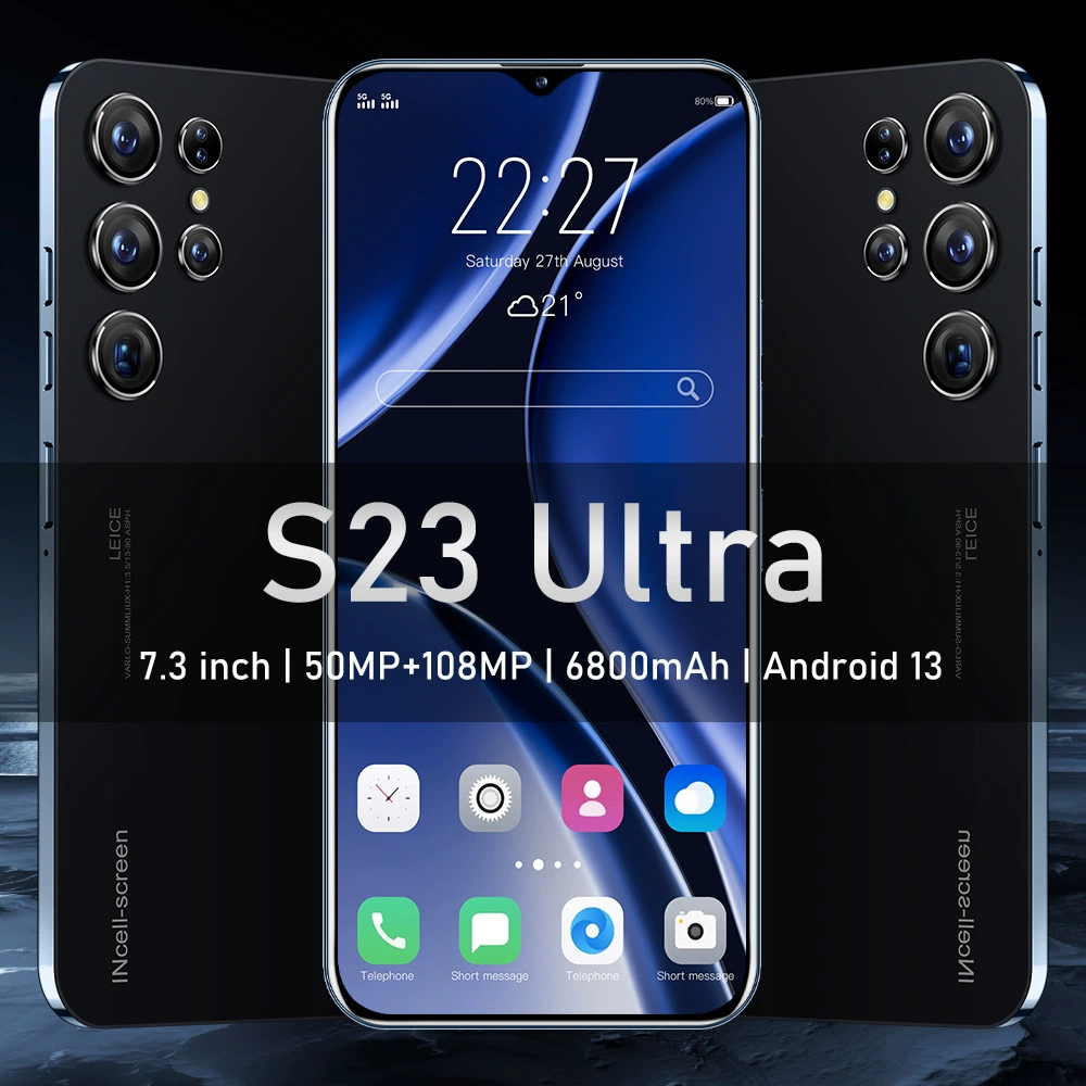 Кросс-граница спот мобильный телефон S23ULTRA 16+1ТБ Большая память Android 5G смартфон заводская цена