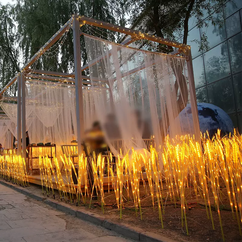 太阳能户外麦穗灯稻穗地插灯仿真花海麦浪防水景观灯装饰网红露营