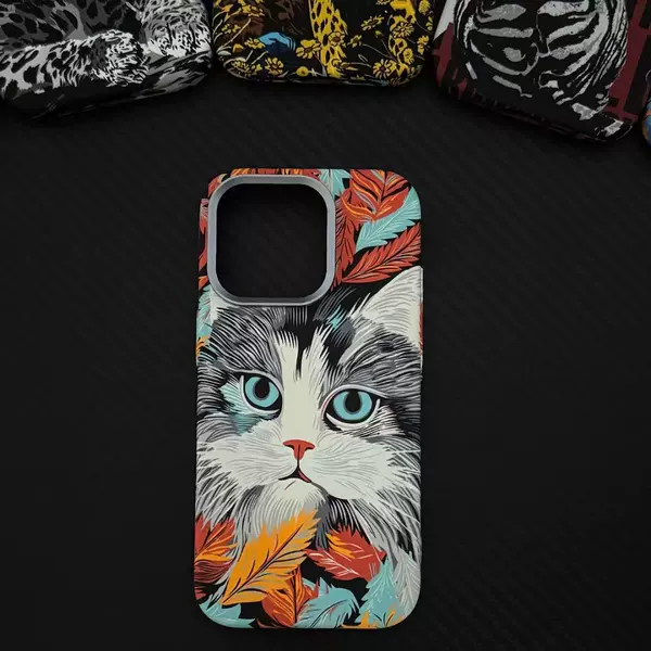 Kevlar pattern magnetic attraction [orange ragdoll cat]