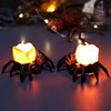 Pumpkin lantern, layout, decorations, LED props, electronic candle, night light, jewelry, halloween, spider