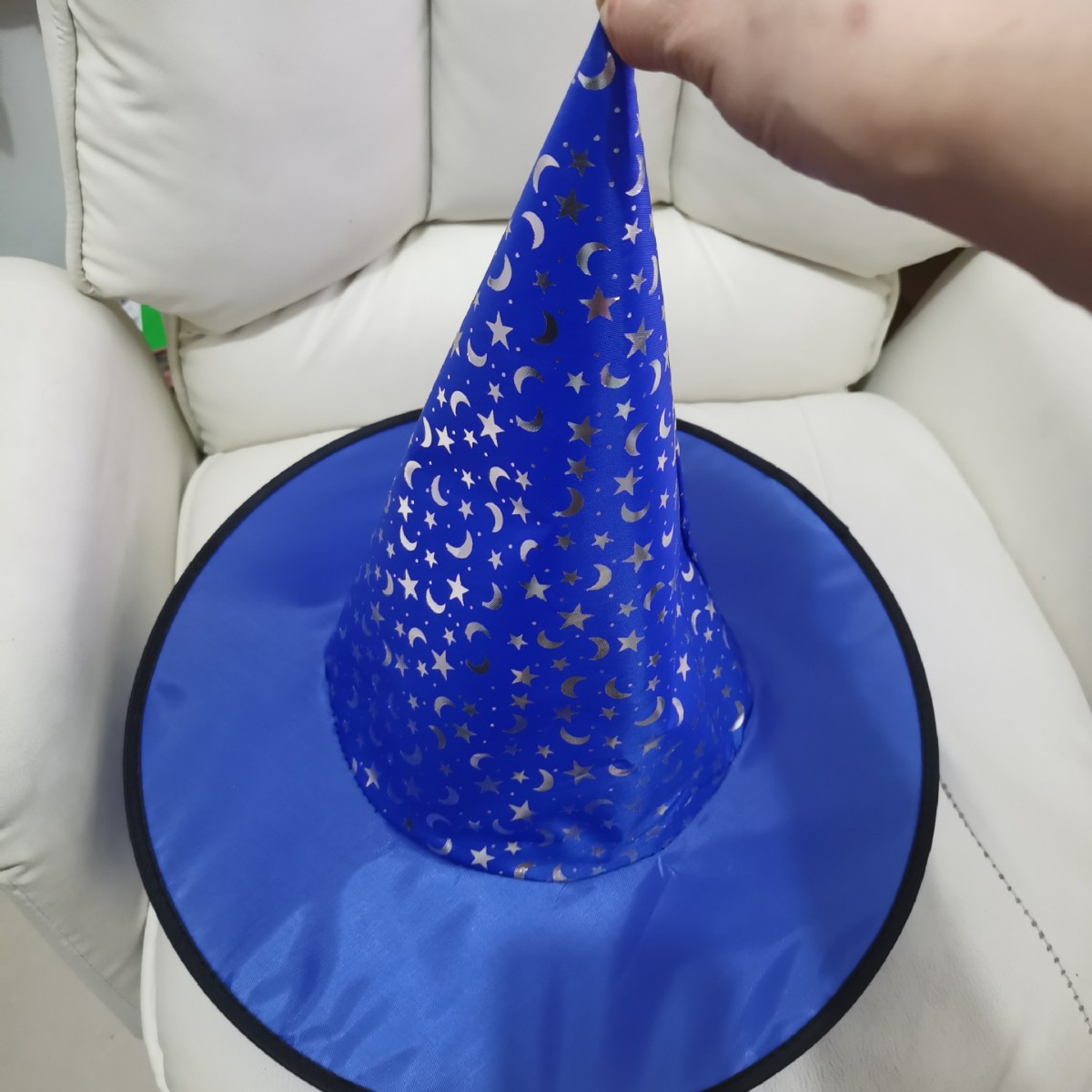 Halloween sombrero negro Oxford paño bruja sombrero accesorios de disfraces de maquillaje Harry Potter bruja sombrero