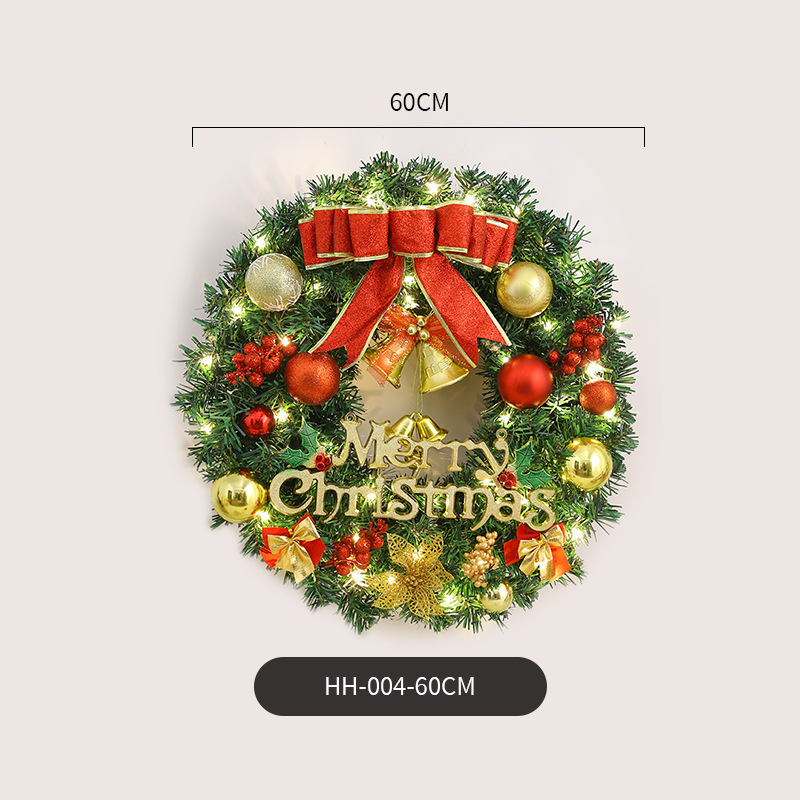 Amazon popular guirnalda de Navidad ratán 40/50/60cm decoración de Navidad Garland decoración escena diseño