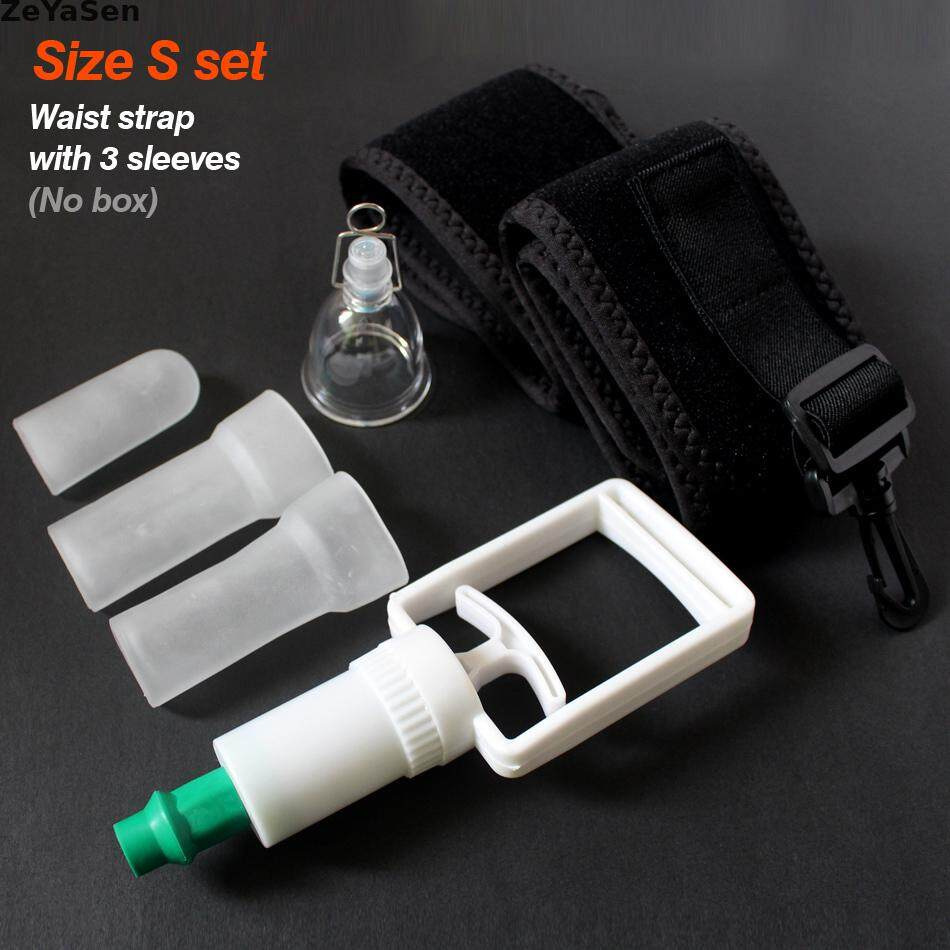 Pene Camilla masculino físico estiramiento soporte Pene entrenador de vacío presión negativa Ejercitador de pene