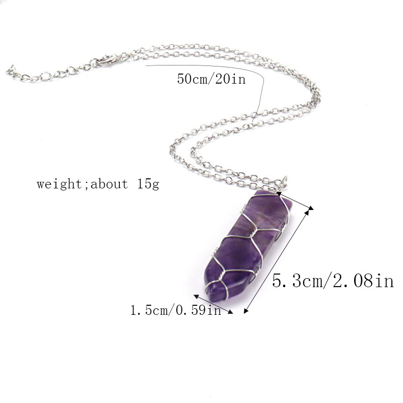 Fashion Geometric Agate Handmade Pendant Necklace 1 Piece