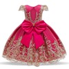 Children's dress, skirt, lace small princess costume, 2021 collection, suitable for import, suitable for teen, with embroidery