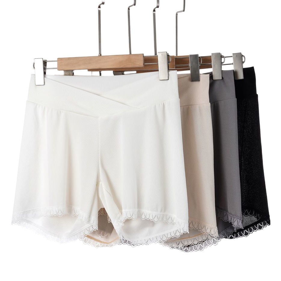 Maternity Safety Pants, Anti-Exposure, Summer Thin Leggings, Large Size Outer Wear, Maternity Pants, Ice Silk Shorts, Summer Outer Wear