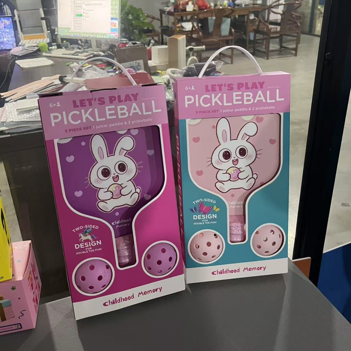 Cross-border children's pickleball paddle, fiberglass pickleball racket, pickleball paddle specifically designed for elementary school students