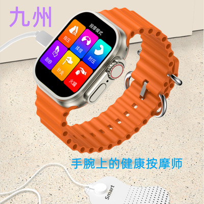 工厂直销外贸健康按摩手表心率监测运动记步蓝牙EMS脉冲理疗手环|ru