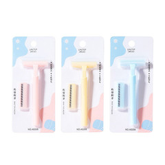 New double-layer blade women's rake shaver shaver for shaving armpit hair and leg hair free 1 blade factory direct sale