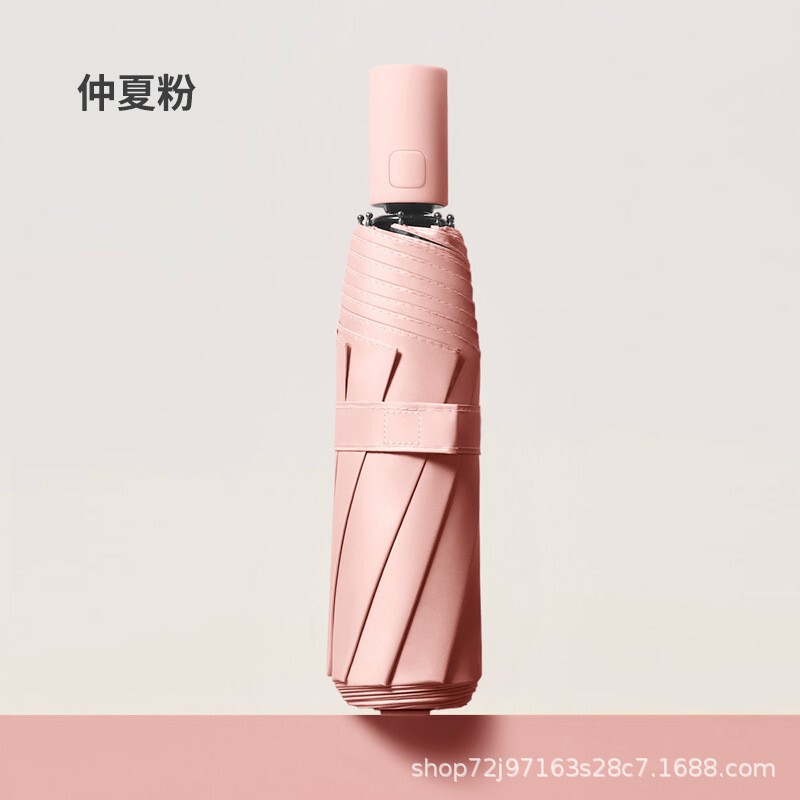 128骨遮阳伞女折叠高级感男士加大自动太阳伞防晒晴雨两用伞|undefined