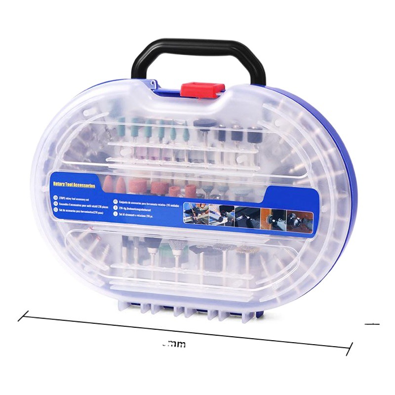 Fábrica directa molino eléctrico accesorios traje 276PC consumibles accesorios Hilda resistente a la caída de espuma caja de lujo