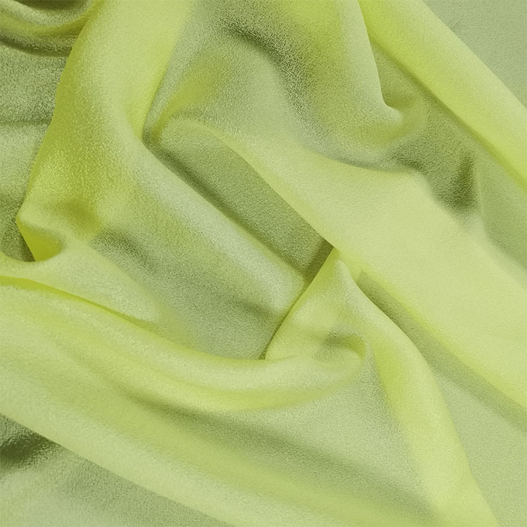 厂家直销木棉纱 欧根纱裙装面料 全涤纶微皱古装汉服女装布料