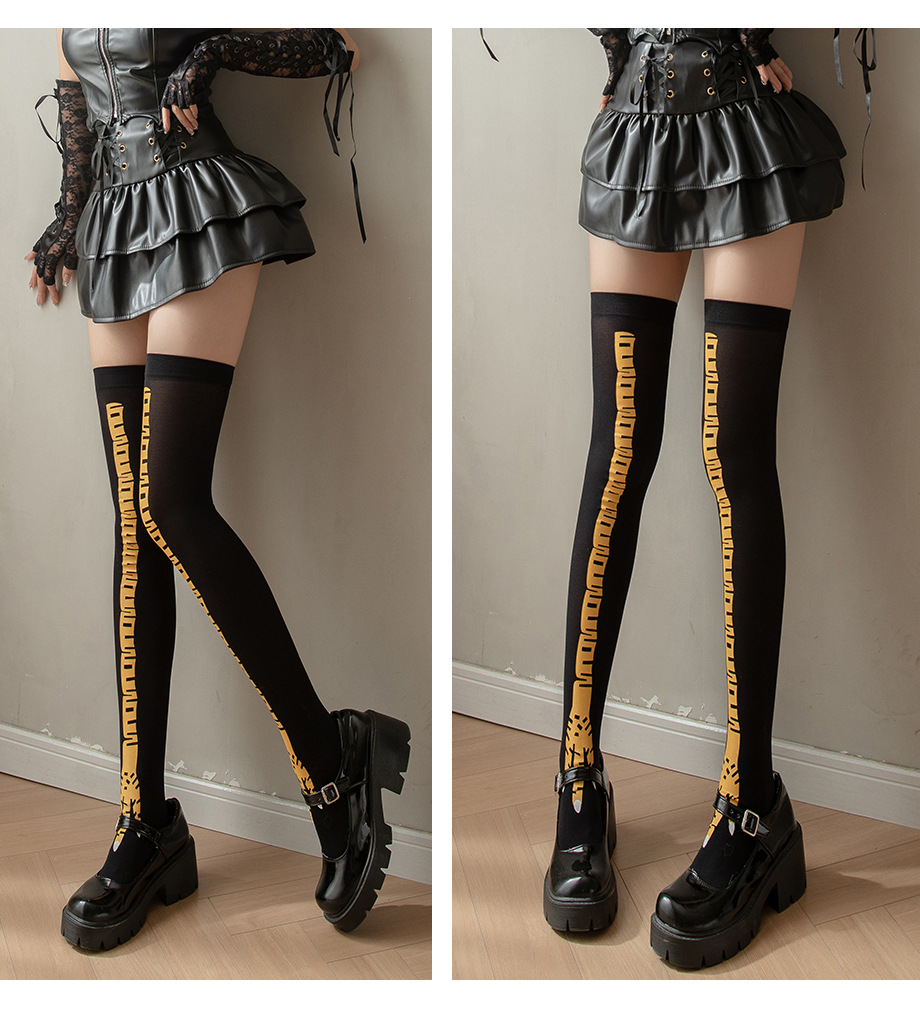 Blood Print Over-the-Knee Socks 11
