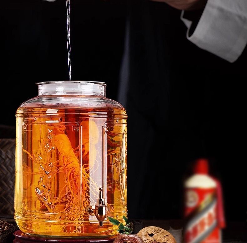 Double Whip & Large Ginseng Wine-Soaking Herb Pack — Food-Herb Infusion Kit for Men preparation