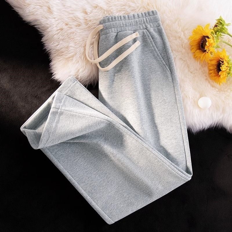 Sports Casual Wide-Leg Pants, Summer Thin Style, Men's Fashion Versatile New Model, Student Straight-Leg Pants, Simple, Antibacterial, Breathable