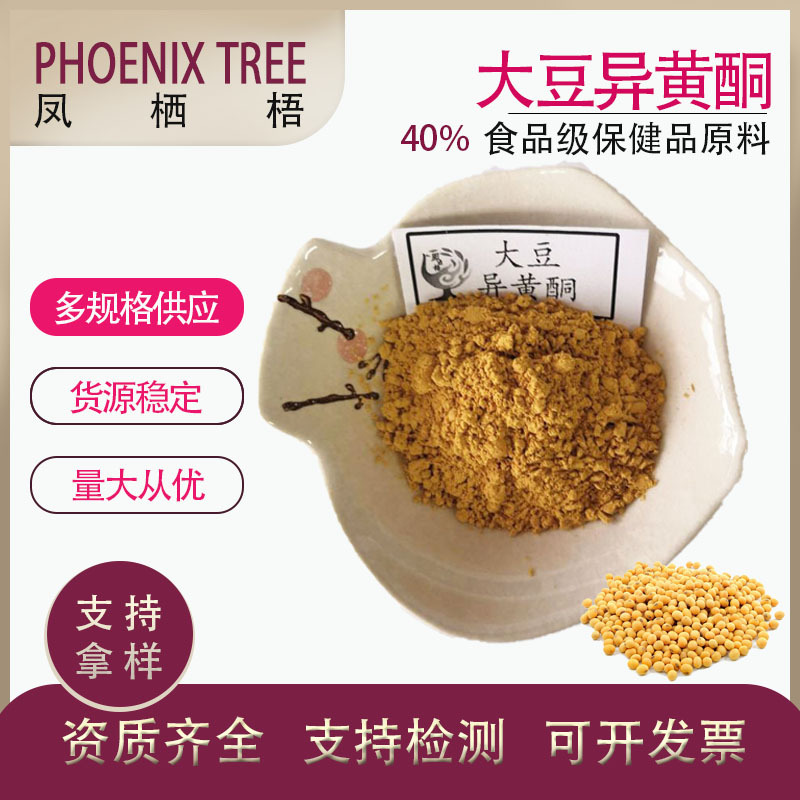 食品级厂家供应现货量大从优大豆异黄酮 大豆提取物40%大豆异黄酮