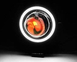 Cross-border e-commerce modified electric car led headlight angel eye handlebar external u7 motorcycle light led headlight