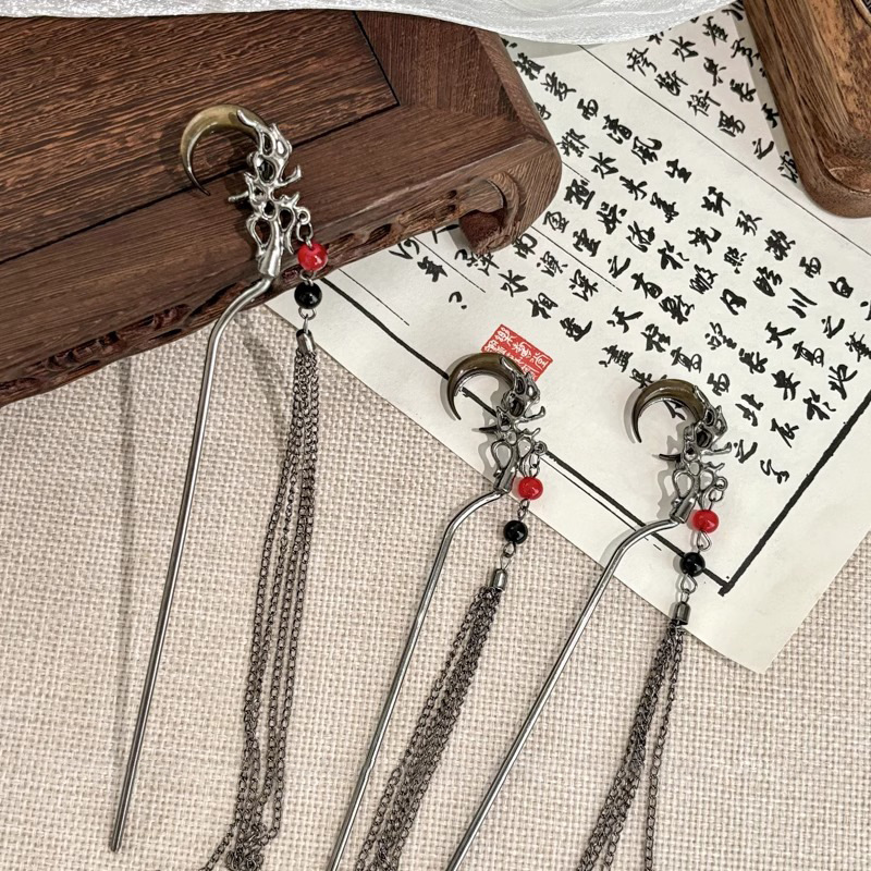 Nuevo estilo chino oscuro clip de cabello de estilo antiguo clip de cabello de estilo antiguo clip de cabello de alta sensación retrógrado clip de cabello al por mayor