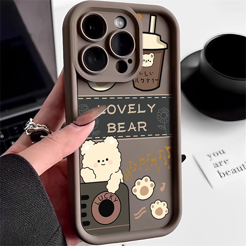 Bear for samsung s23fe phone case s25ultra/a73/s24 /s21/a06/a54/A33/A13