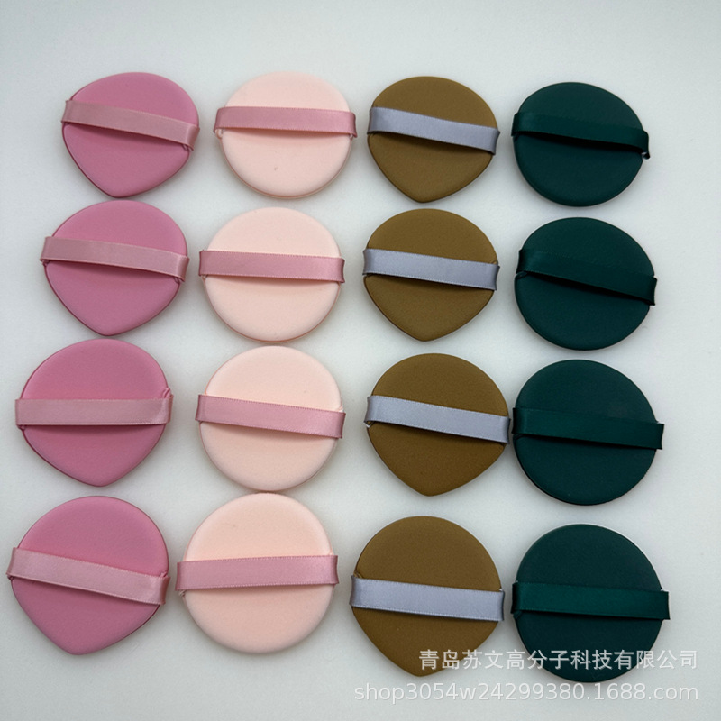 菠萝派蛋黄派气垫粉扑不吃粉BB霜美妆蛋海绵干湿两用粉扑工厂批发
