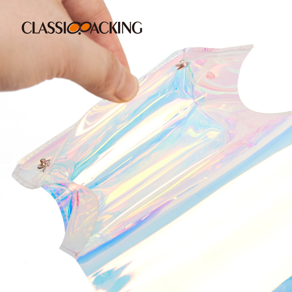 Fábrica al por mayor bolso cosmético simple impermeable color mágico lavado bolsa artículos de tocador traje de viaje bolsa cremallera logotipo imprimible