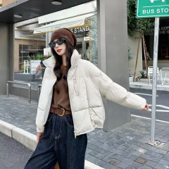 短款面包羽绒服女冬季2025新款高端洋气小个子加厚保暖白鹅绒外套