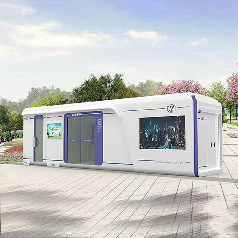 Smart Station Garden Expo muestra inteligente estación integrada de construcción de la ciudad estación de servicio de conveniencia móvil
