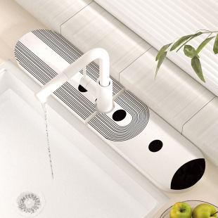 Countertop faucet absorbent mat kitchen bathroom sink drying mat wash basin surface toilet toilet drain mat