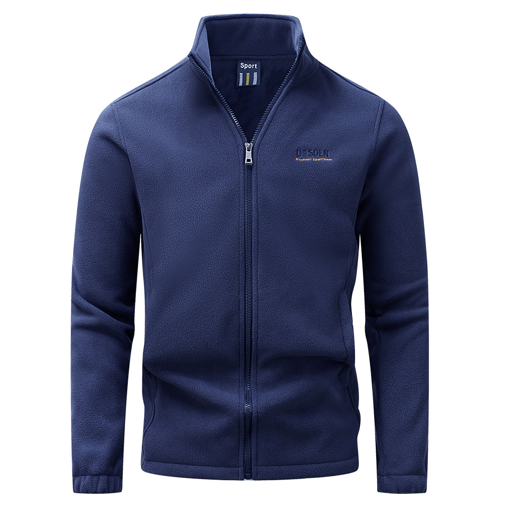 Cross-border for outdoor genuine goods fleece men's jacket polar fleece coat charge coat liner cardigan autumn and winter 2024