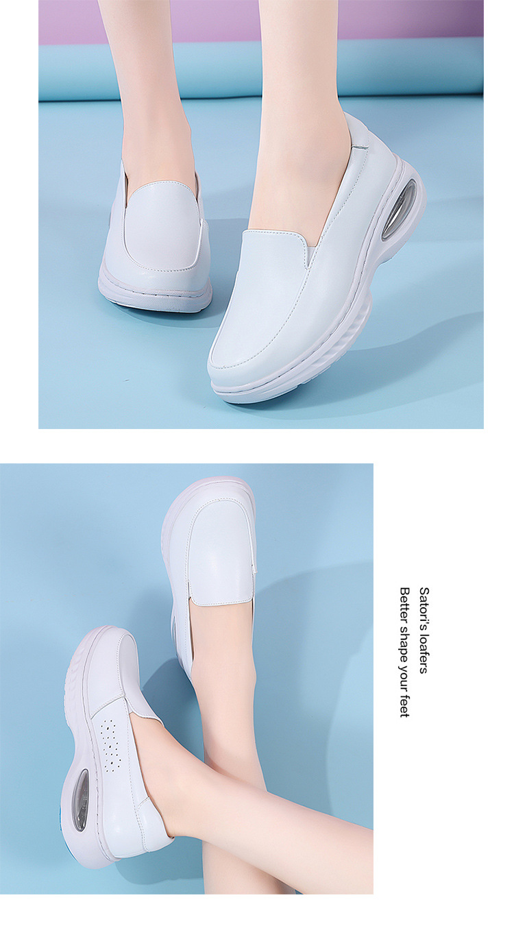 Damen Lederschuhe Arbeitsschuhe Sneakers Mesh Synthetik Leichtes atmungsaktives Schuhwerk_voghion.com