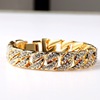 Fashionable accessory, bracelet hip-hop style, wish, diamond encrusted, European style