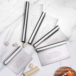 Cutting Knife for Cutting Churros, Scraper for Pizza, Steamed Buns, Bread Dough, Baking and Slicing Tool, Stainless Steel Rice Noodle Scraper