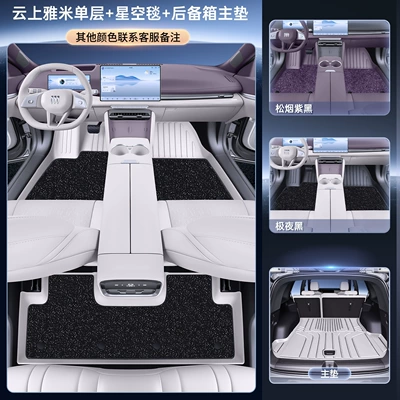 Modelə uyğun ayaqaltı: Car Floor Mats - to-realm-e7-single-layer-tpe-foot-pad-starry-sky-blanket-trunk-main-pad-three-colors-optional