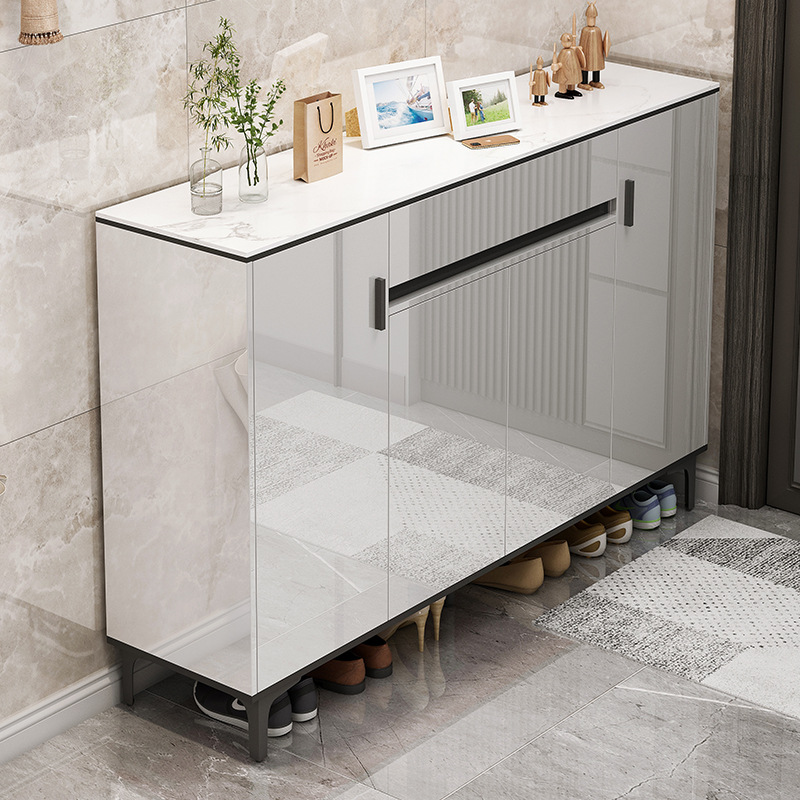 鞋櫃家用門口小戶型大容量收納鞋櫃一體櫃帶門簡約室外樓道玄關櫃