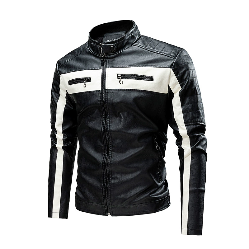 Winter polyurethane jacket, fleece retro jersey, 2024 years
