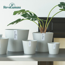 桌面块根多肉盆栽塑料花仙人球龙舌兰热植盆黑胶环保树脂花盆加厚