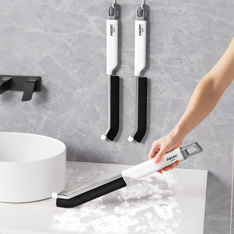 Long-Handled Gap Brush Bathroom Toilet Hard-Bristled Brush Household Door Gap Window Floor Tile Brush Multi-Functional No Dead Ends Long-Handled Gap Brush Bathroom Toilet Hard-Bristled Brush Household Door Gap Window Floor Tile Brush Multi-Functional No Dead Ends